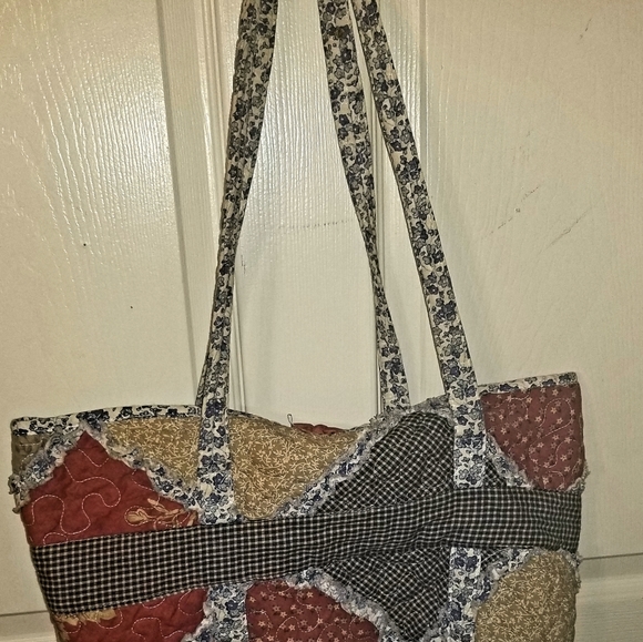 Handmade Quilted patchwork bag - Picture 3 of 3